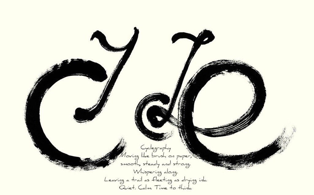 Cyclegraphy with text