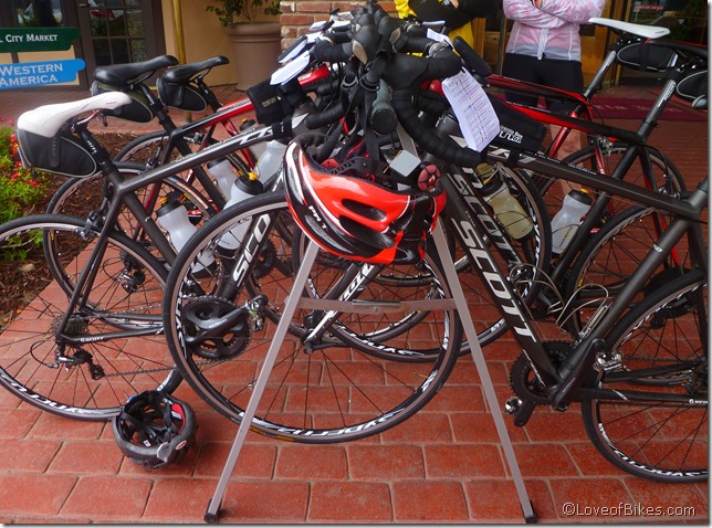 Stable of bikes